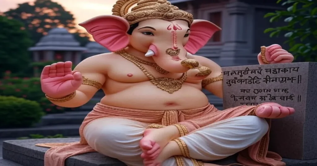 vakratunda mahakaya mantra in hindi